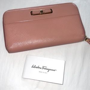 Salvatore Ferragamo Pink long Wallet